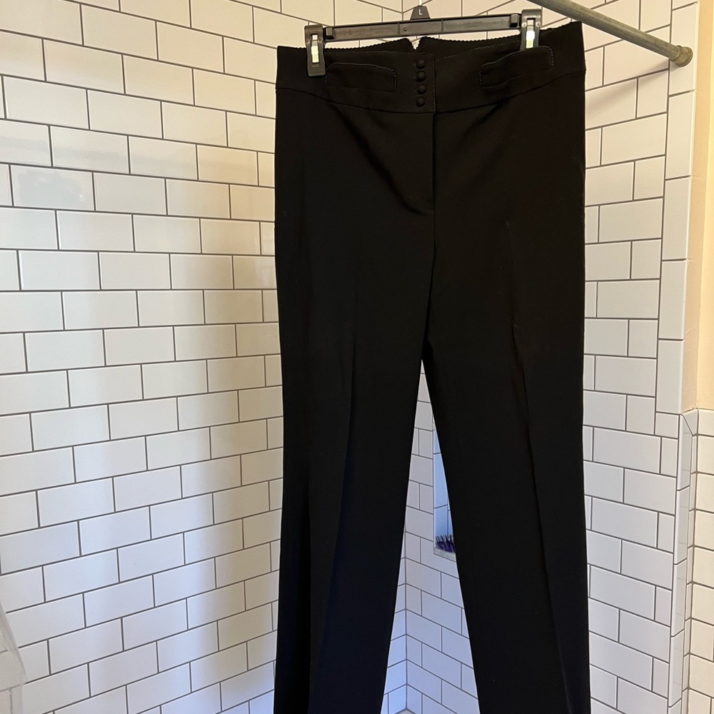 Per se black wool pants size 2